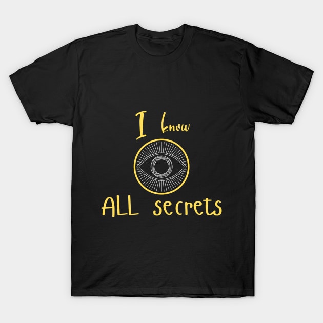 All-seeing eye secret society T-Shirt by Art-Julia